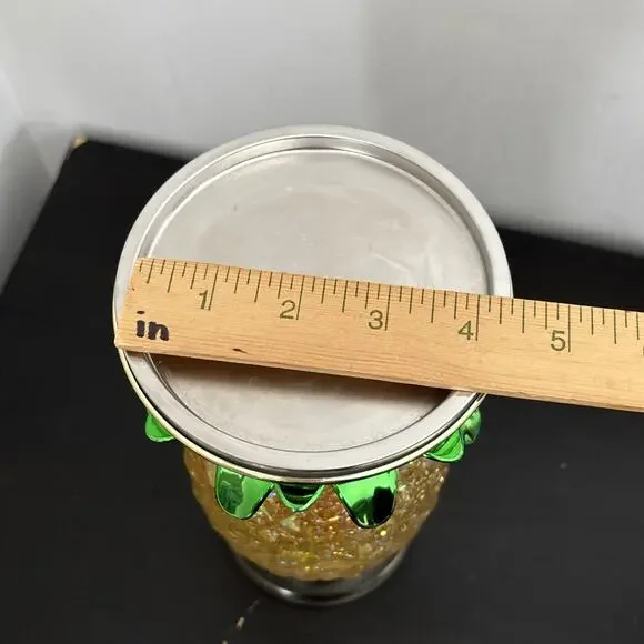 Bath & Body WORKS Pineapple Water Globe 3 Wick Candle Holder Lights Up 2022 - Picture 8 of 8